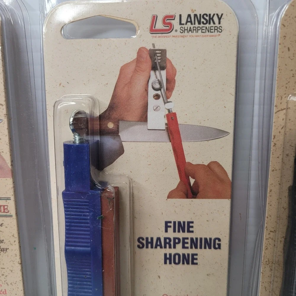 4 Lansky Sharpening Hone Knife Sharpener‎ Stones Ultra & Extra Fine & Coarse NEW